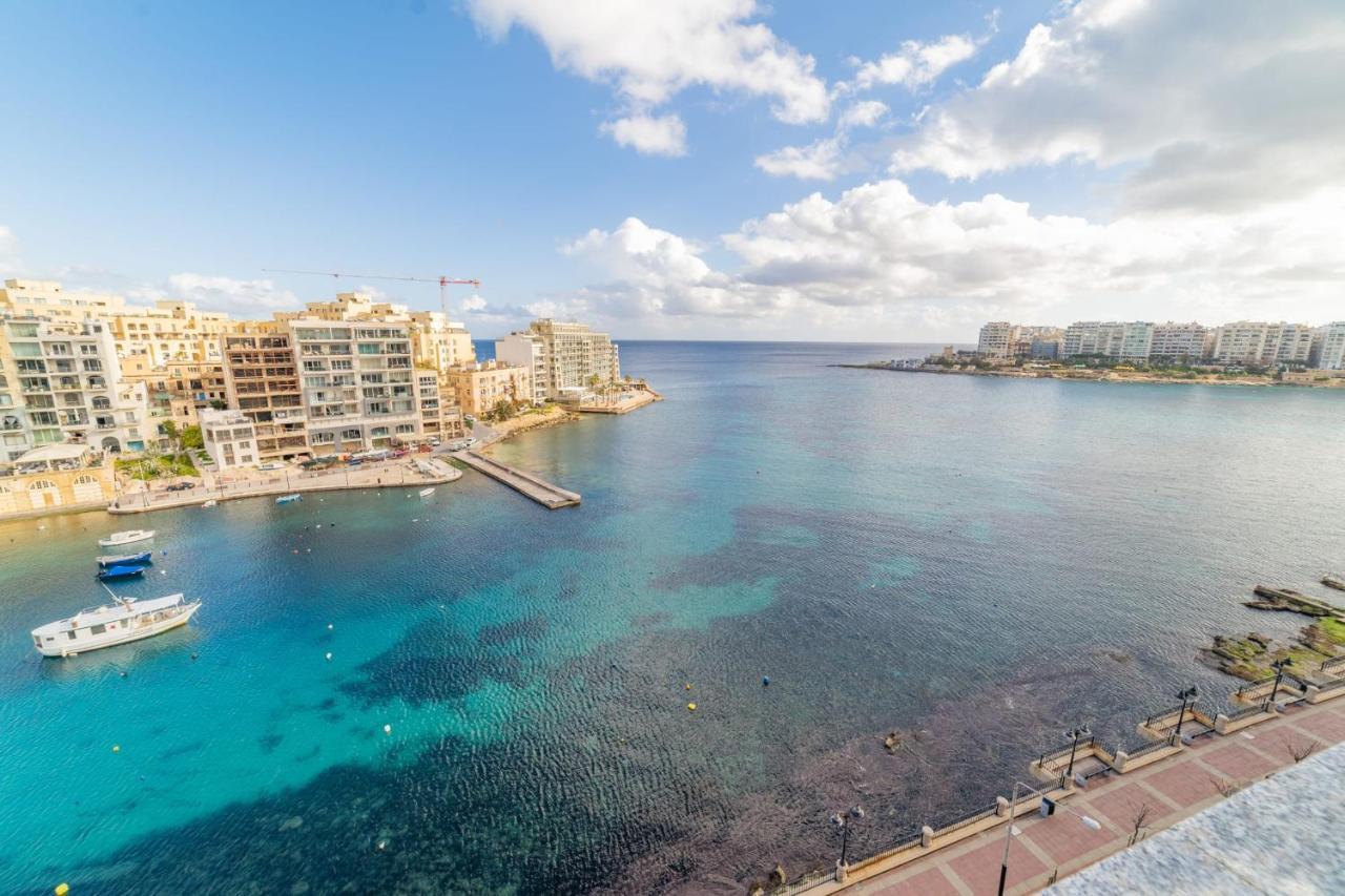 Amazing Views Of Spinola Bay In Heart Of Stjulians-Hosted By Sweetstay Saint Julian's Exterior photo